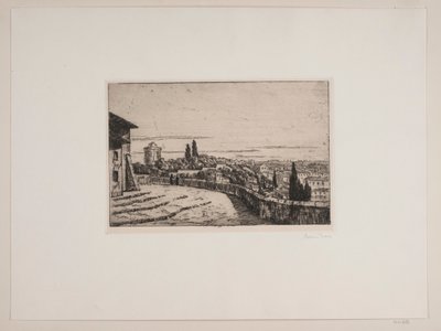 View Over Rome from Janiculum Hill by Johan Rohde